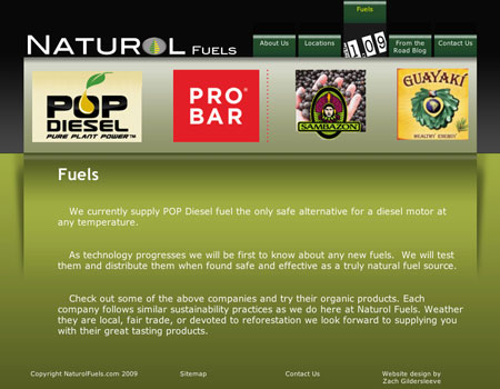 Naturol Fuels website