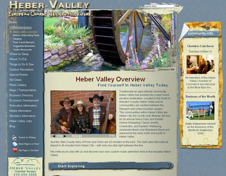 Heber Valley website