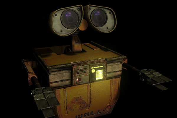 Wall-E with bad eyes